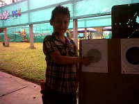 Proud kid